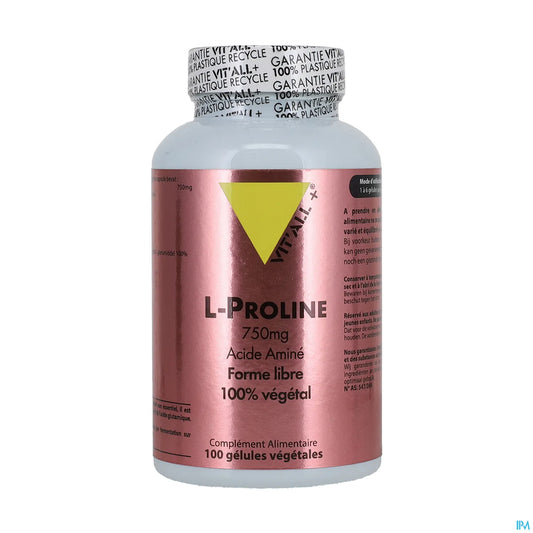 L Proline 750 mg 100 Gélules Végétales