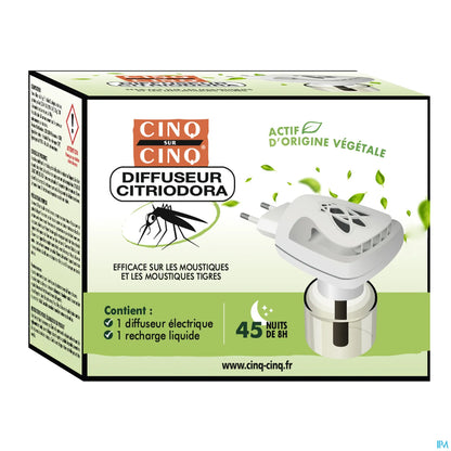 Diffusore antizanzare Citriodora 45 notti