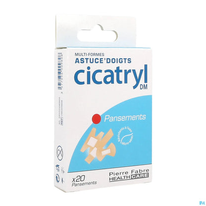 Cicatryl Pansements Multi-Formes Astuce Doigts X20