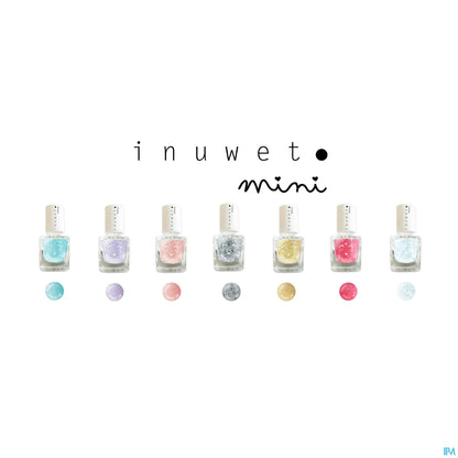 Kids Water-Based Nail Polish Glitter Pink 5 ml