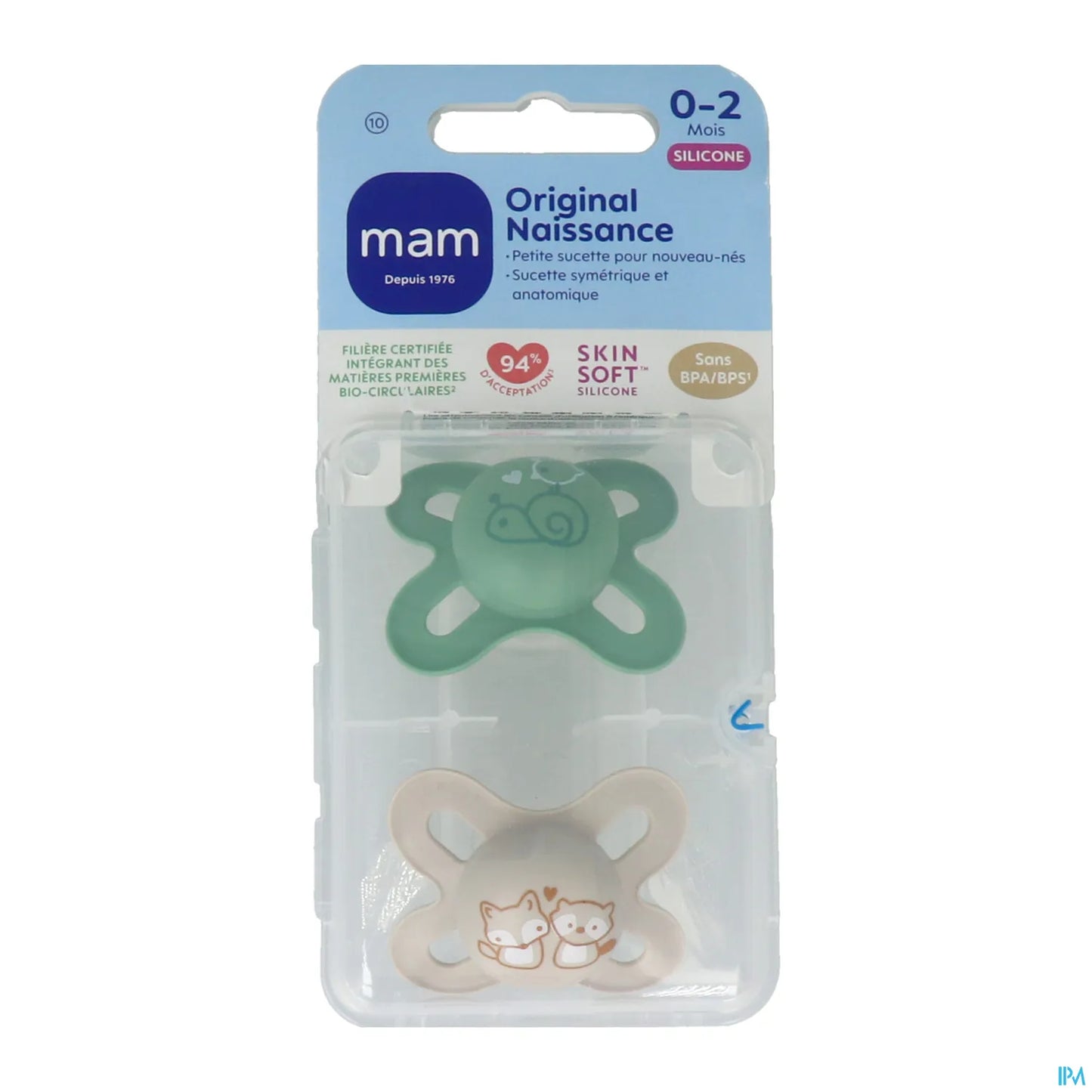 Sucettes Original Naissance 0-2m x2