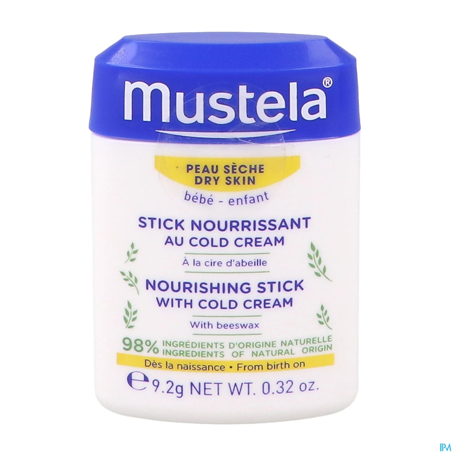 Mustela Bébé Stick Nourrissant au Cold Cream 9,2 g
