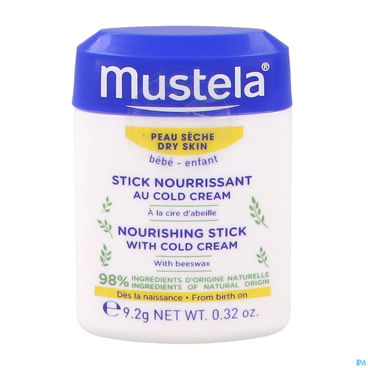 Mustela Bébé Stick Nourrissant au Cold Cream 9,2 g