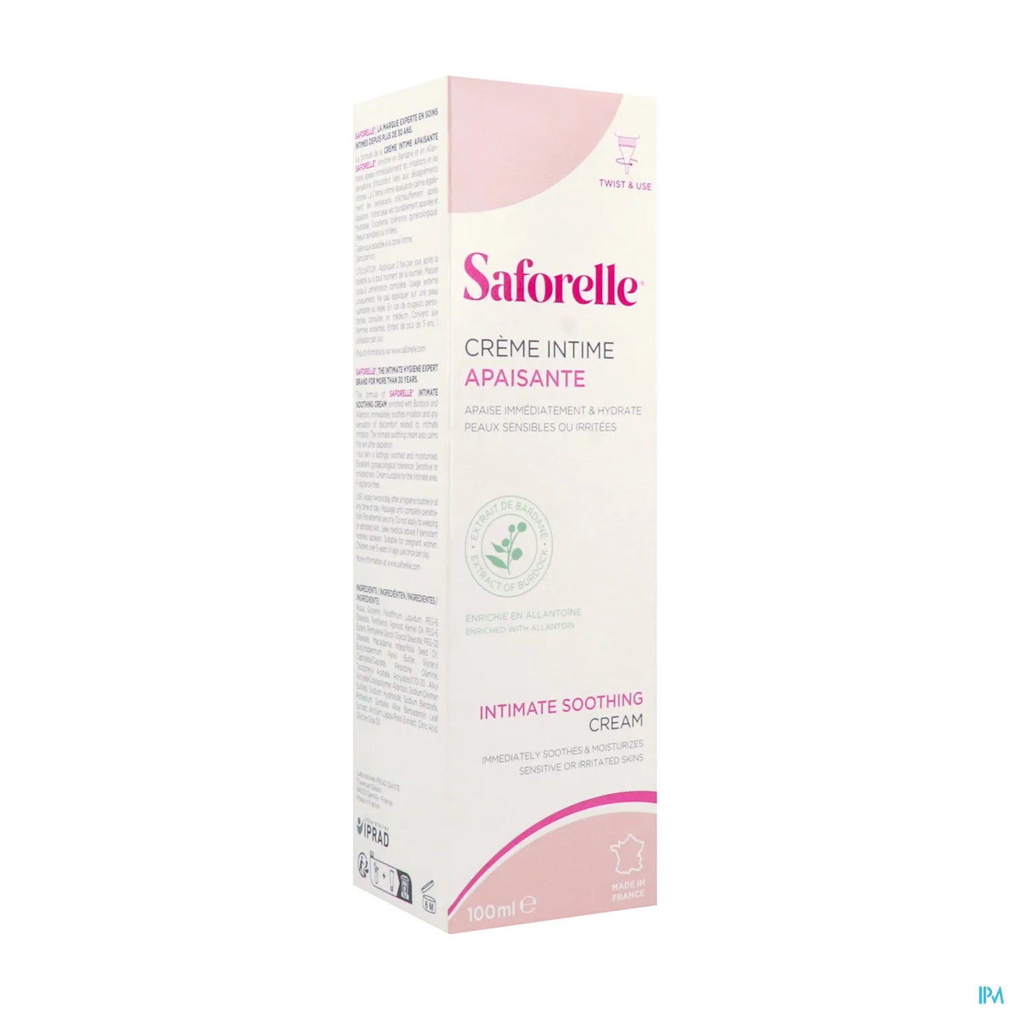 Crème Apaisante Intime 100ml Tube-applicateur