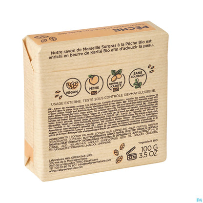 Green Nature Marseille Soap Peach 100G