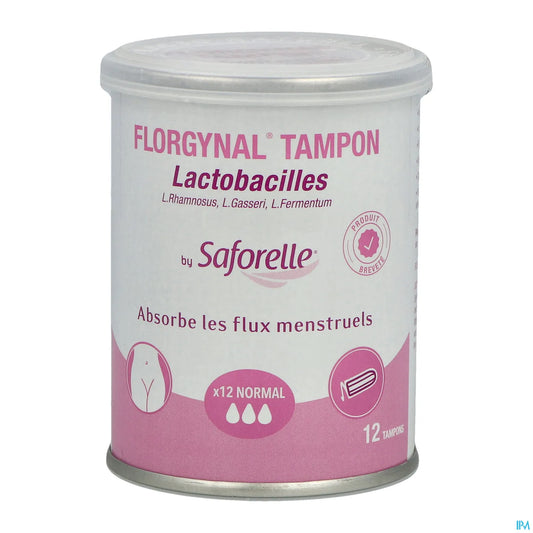 Saforelle Florgynal Tampon Probiotique Normal Boîte 12