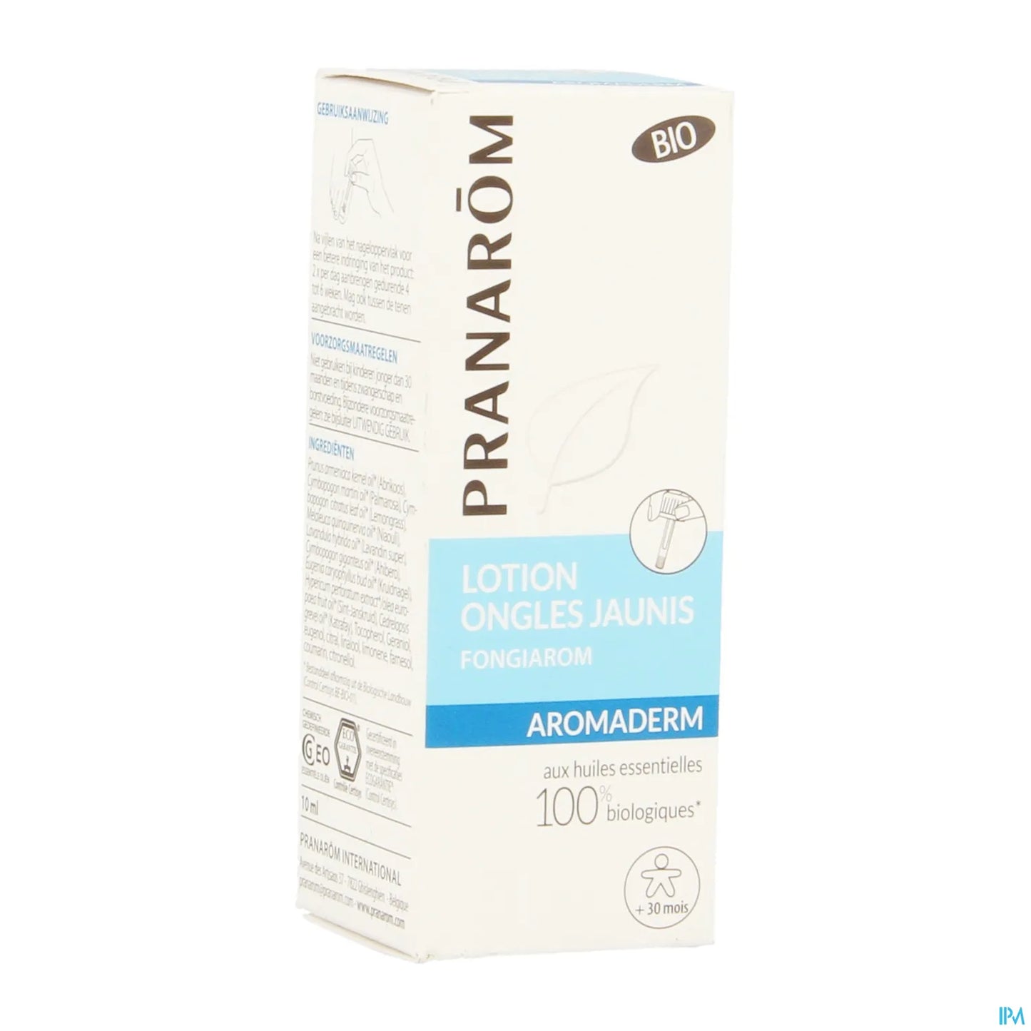 Soluzione per unghie gialla biologica Aromaderm 10 ml