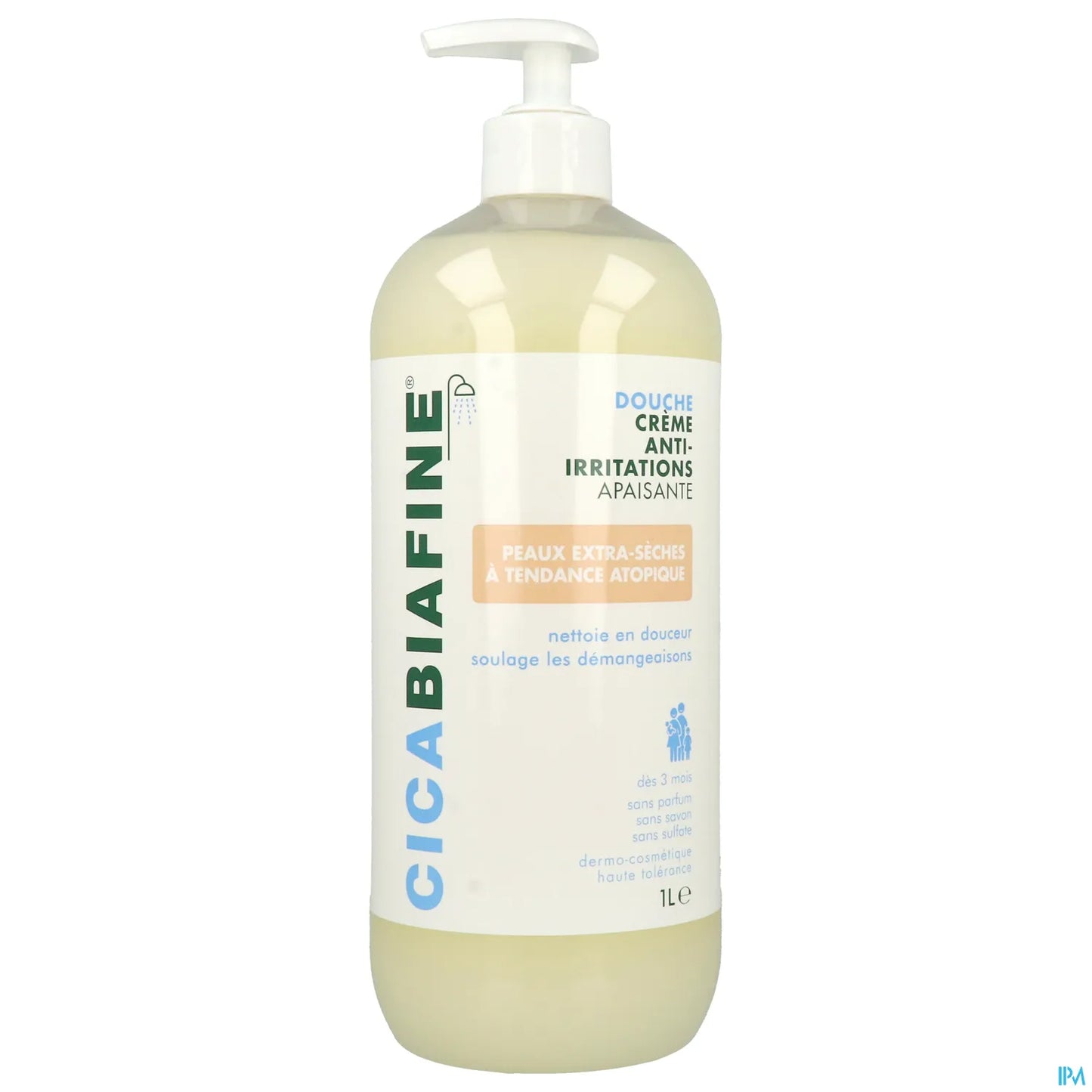 Cicabiafine Soothing Anti-Irritation Shower Cream 1 Liter