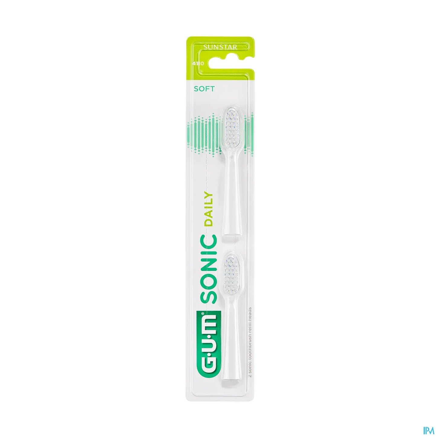 Recharges Brossettes Sonique Daily Blanc 2 Unités