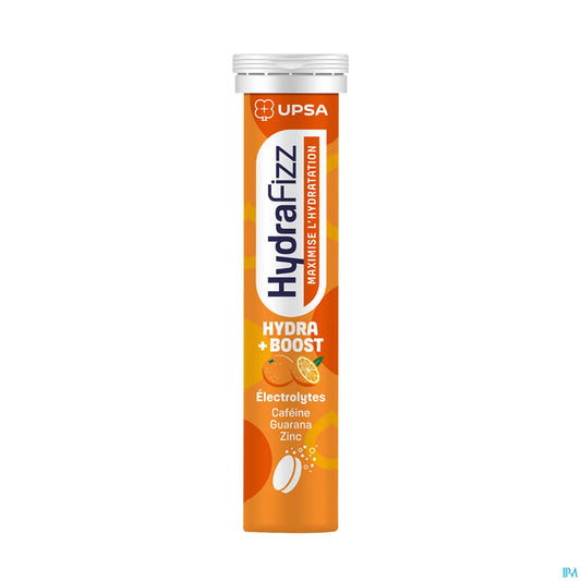 HydraFizz Hydra Boost Goût Orange 16 Pastilles Effervescentes