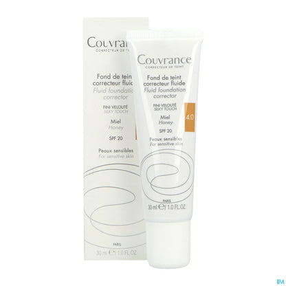 Couvrance Fond de Teint Correcteur Fluide Miel SPF20 30ml