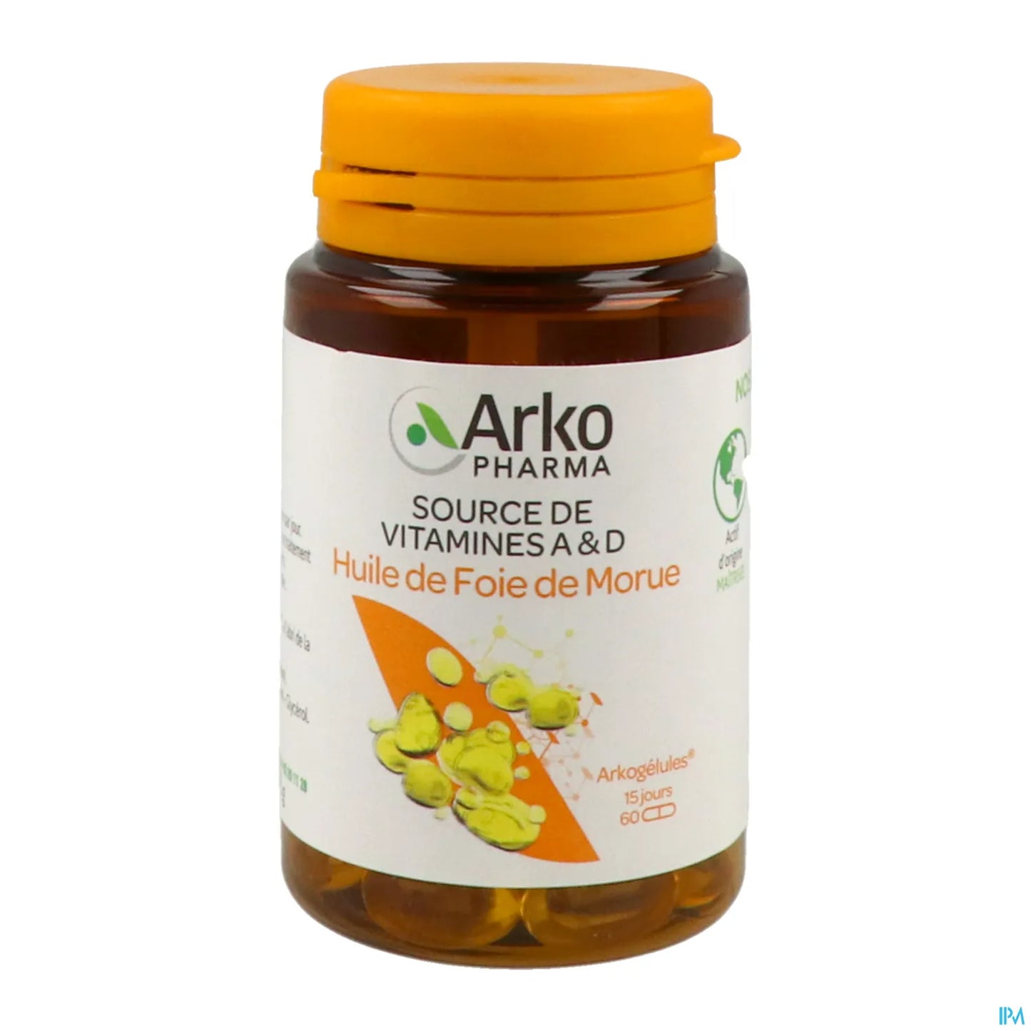 Huile de Foie de Morue 60 gélules