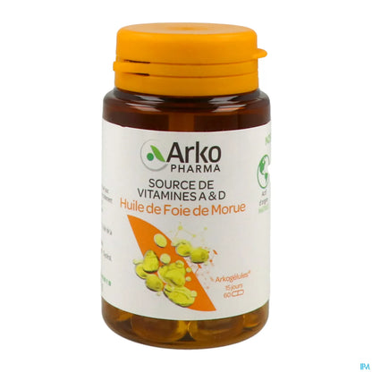 Huile de Foie de Morue 60 gélules