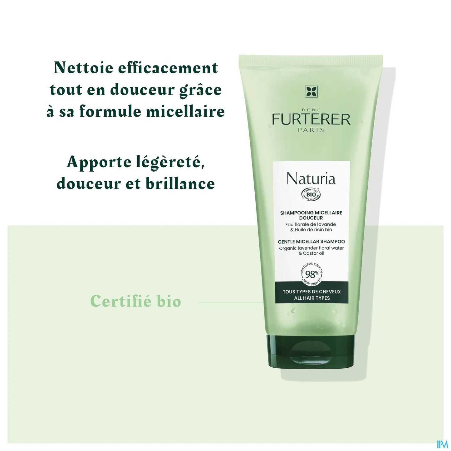 Naturia Shampooing Micellaire Douceur Bio Sans Sulfates 200ml