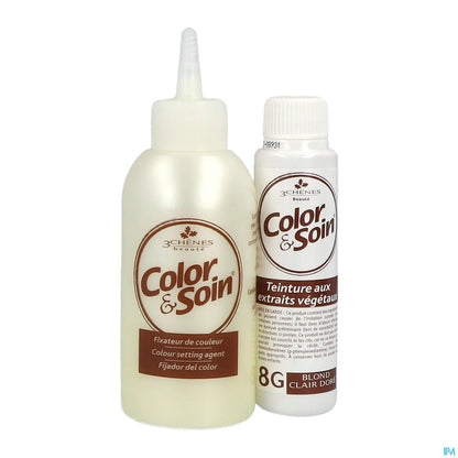 3 Chênes Color& Soin Coloration 8G Blond Clair Doré