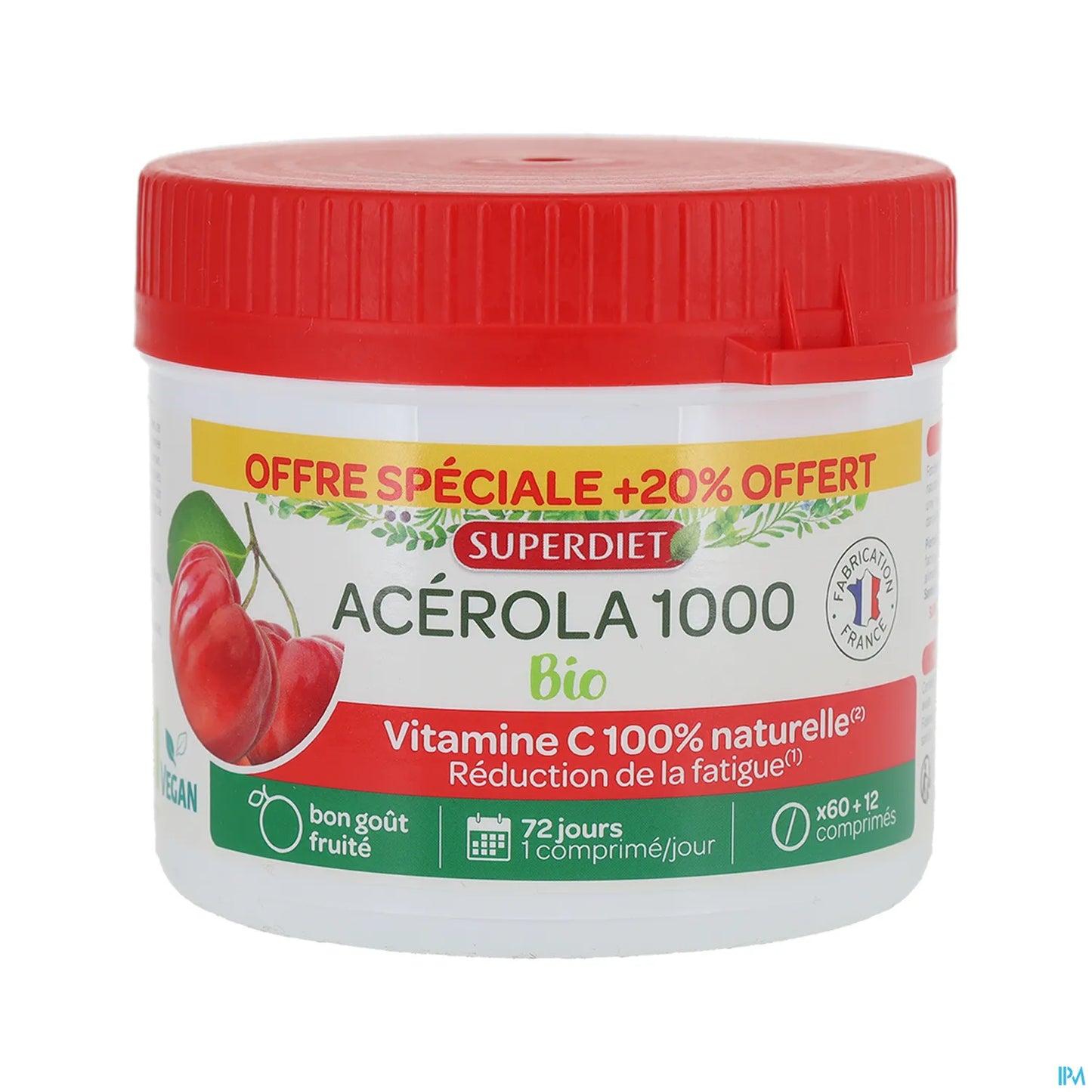 Acerola 1000 Bio Maxipot 60+12 Compresse Masticabili