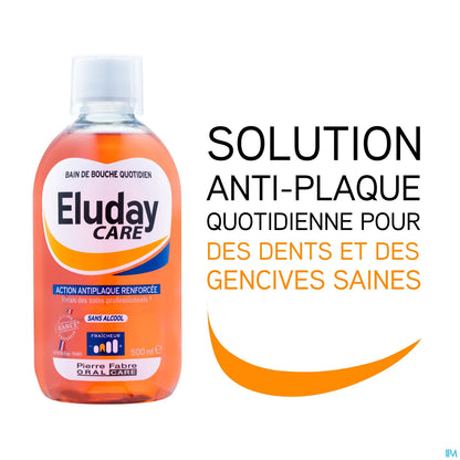 Pierre Fabre Oral Care Eluday Care 500ml Solution pour Bain de Bouche