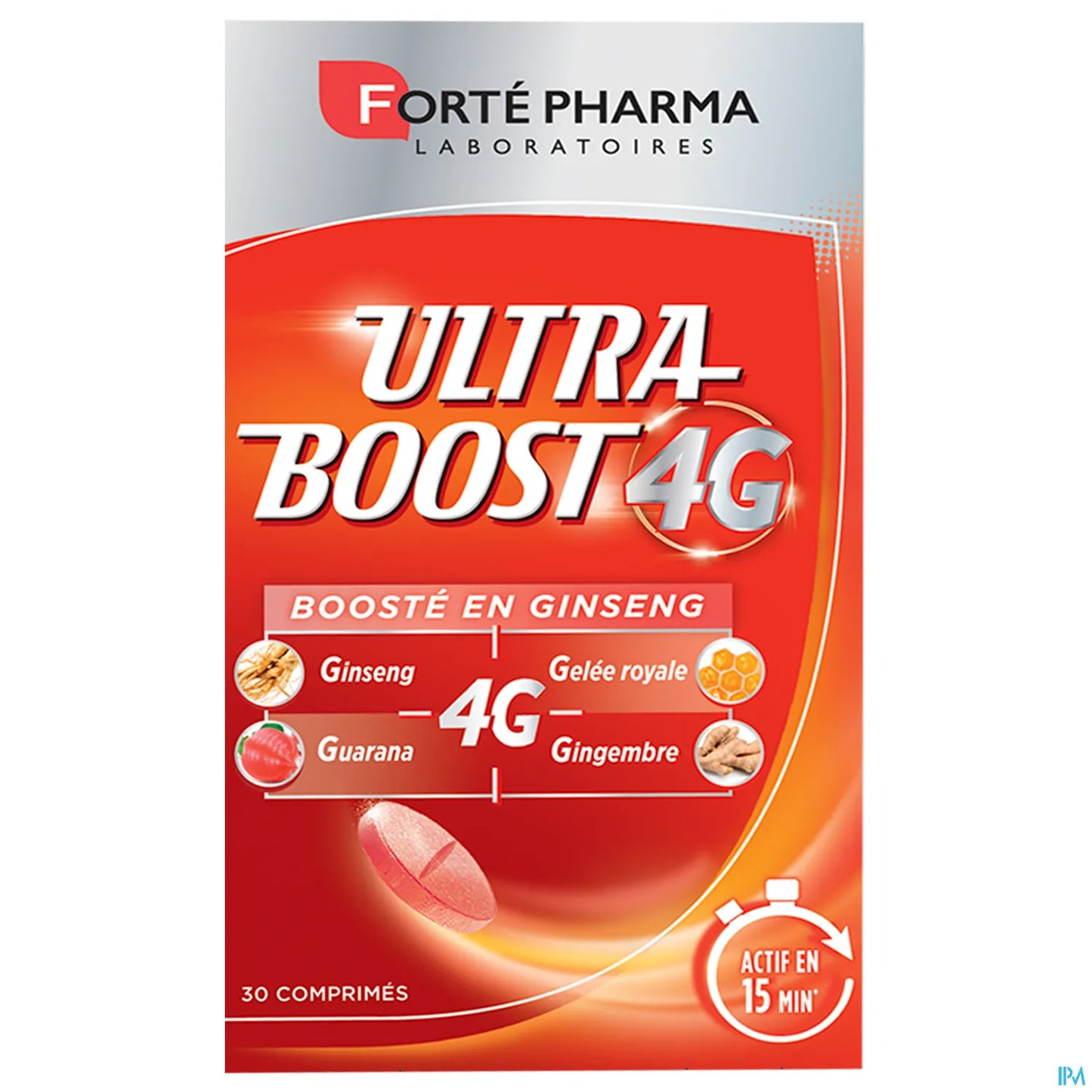 Vitalité 4G Ultra Boost - 30 Comprimés Énergisants