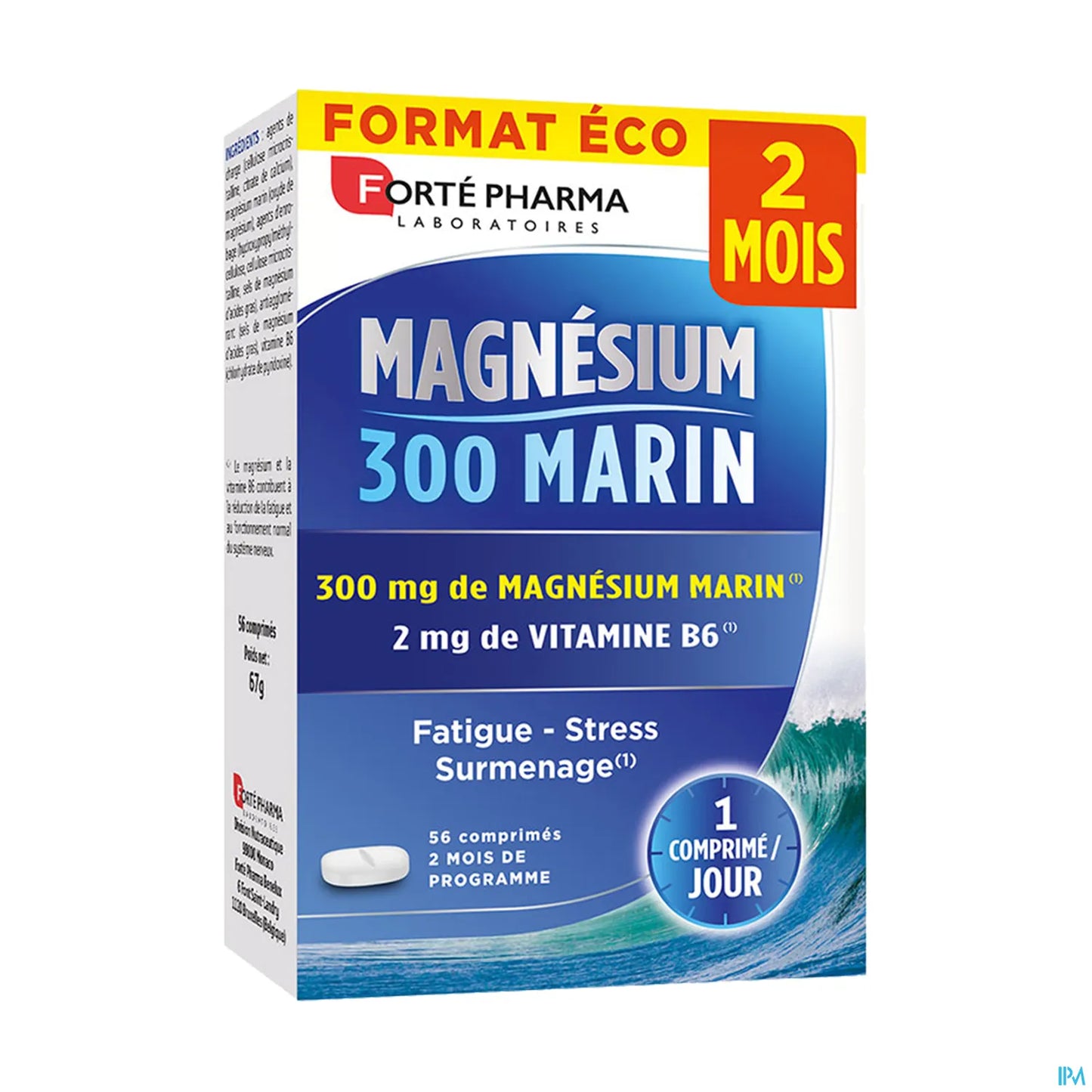 Magnésium Marin 300 mg 56 Comprimés
