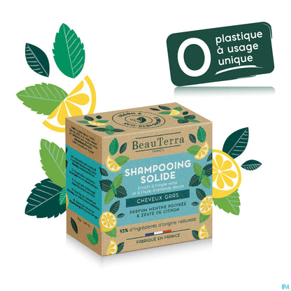 Solid Shampoo for Oily Hair 75g