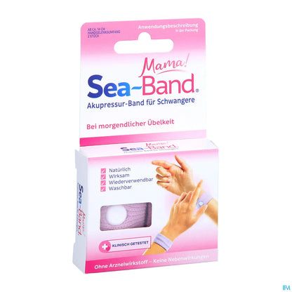 Sea-Band Bracelet Anti-nausée Mama Rose Grossesse B/2