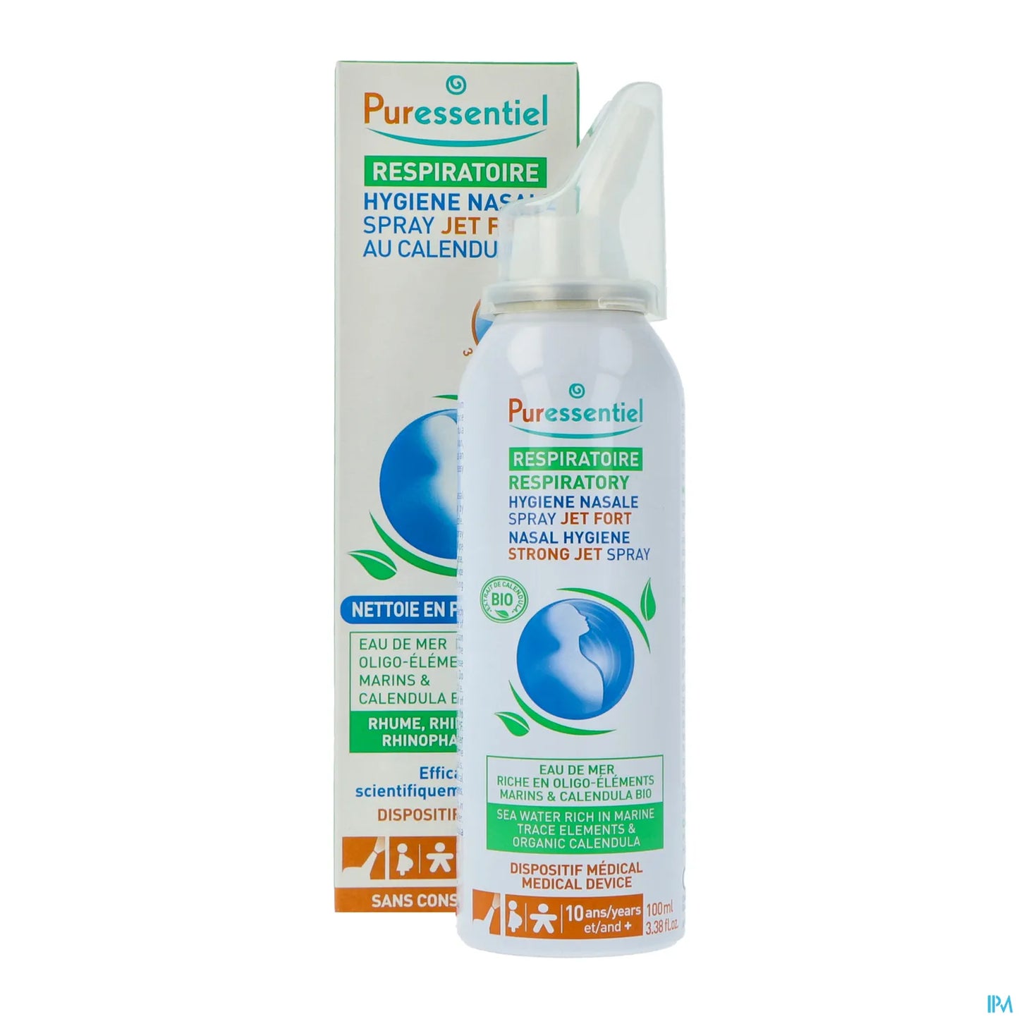 Hygiène Nasale Spray Jet Fort au Calendula Bio 100ml