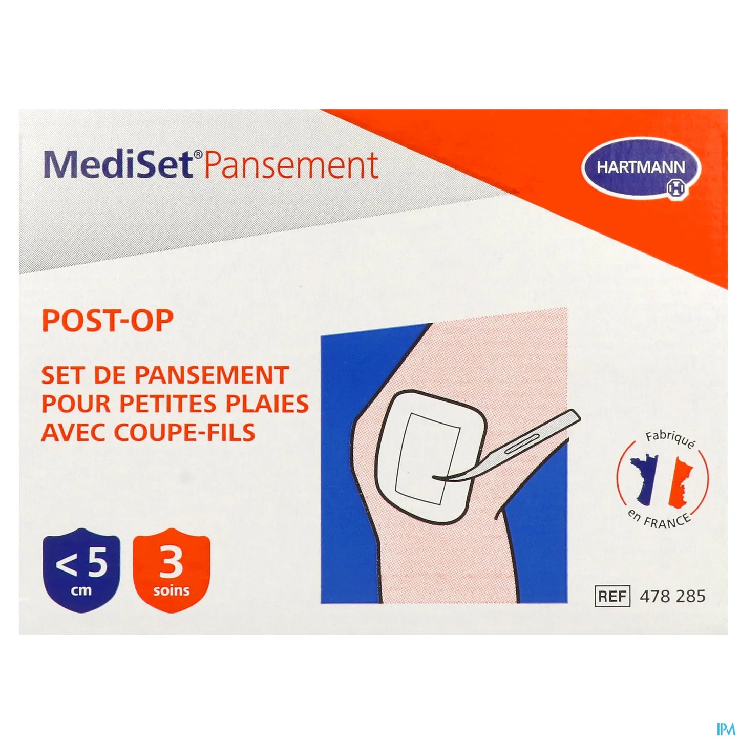 Medicazione post-operatoria Mediset per piccole ferite X3