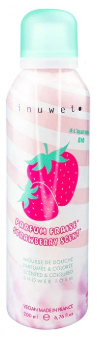 Strawberry Colored Scented Shower Foam 200 ml