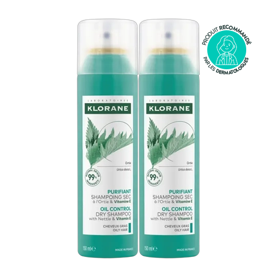 Shampooing Sec Purifiant Ortie Lot 2 x 150 ml