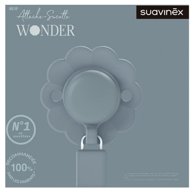 Wonder Lagoon Blue Silicone Pacifier Clip