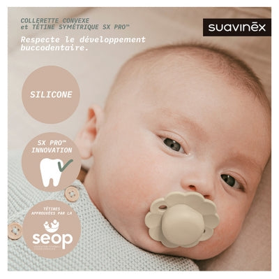 SX Pro Reversible Pacifier 0/6M Wonderland Cloud Grey